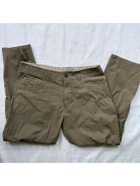KÜHL Men’s Pants 36x30 Outdoor Hiking Trail Casual Performance Pants Khaki Tan